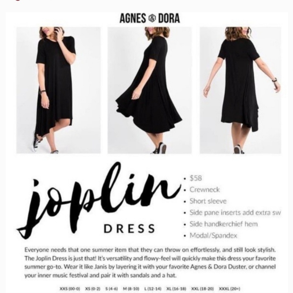 Agnes & Dora Joplin Dress (Slate Blue)
